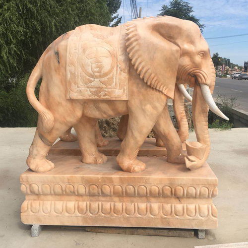 抱鼓石大象批发与旺通雕塑生产厂家雕刻工艺